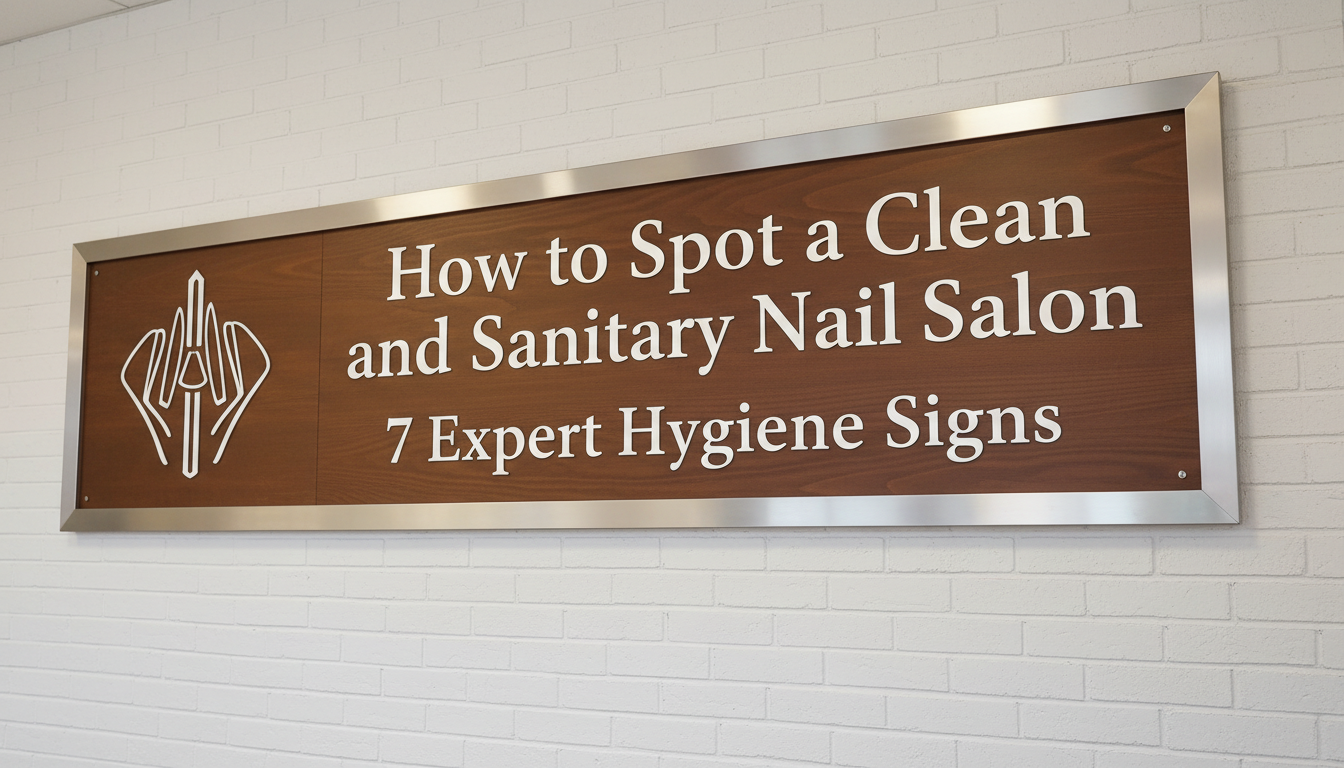 How to Spot a Clean and Sanitary Nail Salon: 7 Expert Hygiene Signs