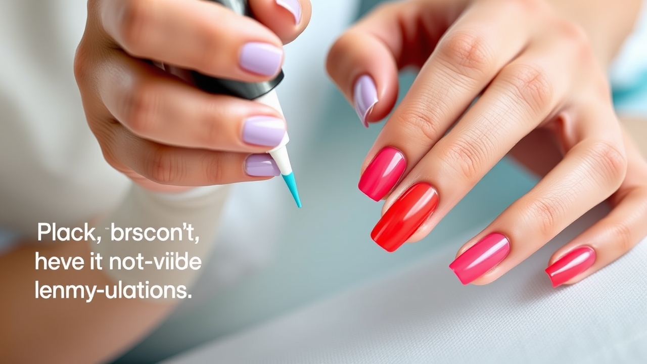 bright summer nails detail
