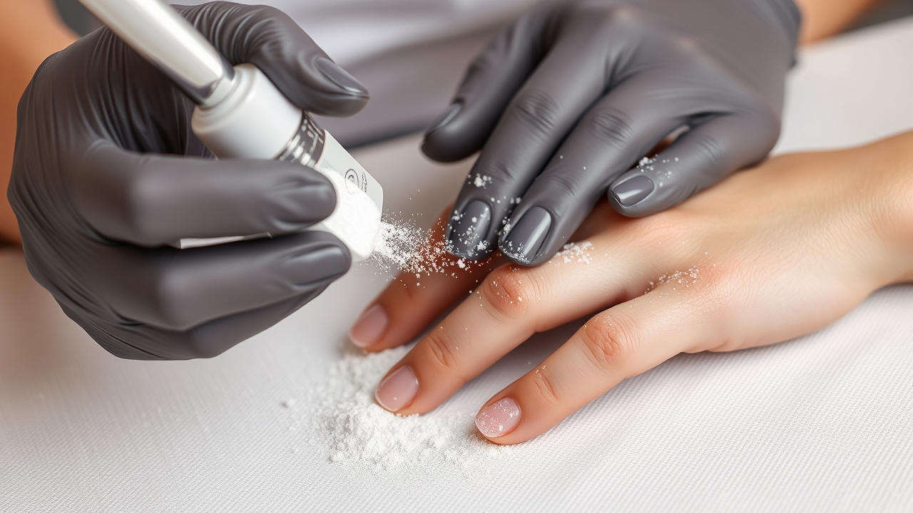 dip vs gel polish application step