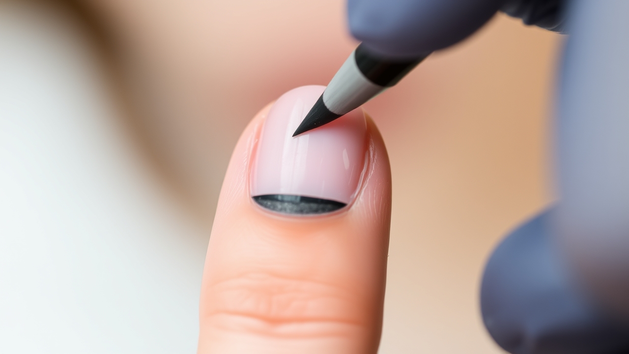 Clean girl nails with subtle matte accent