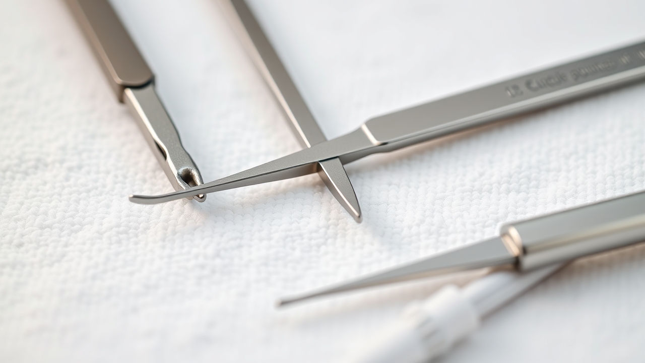 Sterile tools used in professional infected nail care prevention